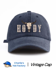 1 قبعة بيسبول مطبوع عليها "HOWDY" مغسولة، كلاسيكية أنيقة ذات شريط رأس ناعم قابل للتعديل، خفيفة الوزن توفر حماية من الشمس، مناسبة للرياضات الخارجية وألعاب كرة القدم والاستخدام اليومي والحفلات والعطلات، هدية مثالية للأصدقاء والعائلة - هودي - مشاهدة 11