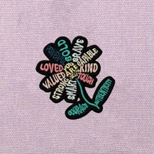 “你已经足够好”布贴，3英寸缝/熨刺绣花朵布贴，嘻哈朋克摇滚卡通冒险趣味酷炫DIY服装配饰缝纫贴花刺绣徽章布贴夏季，学校