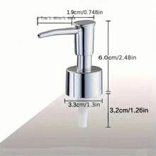 1/2/4 件皂液泵喷嘴头，28 螺纹塑料乳液泵，标准泵盖，液体皂液器浴室配件浴室装饰秋季装饰返校