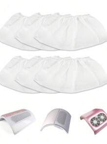 Nail Dust Collector Bag For Nail Art Fan Vacuum Cleaner, Large Capacity Dust Storage Bag Collector Bag For Nail Art Dust Suction Collector,Nail Supplies,Nail Tools,Nail Art Tools,Back To School,Nails,Nail Tools For Press On Nails - White - View 7