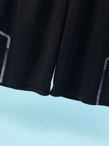 2 件套青少年男孩运动服短袖 T 恤和运动短裤套装