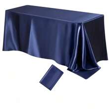 1PC Luxury Satin Tablecloth Glittering Rectangular Fabrics Of Various Colors Perfect For Weddings, Ceremonies, Festivals And Birthday Parties Multifunctional Dining Table Layout | Elegant Tablecloth | Tablecloth