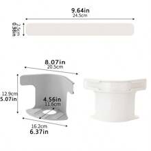 4 件装多功能易安装床单固定器 - 槽式防滑床单夹，牢固紧密贴合，适用于各种床垫尺寸，增强型夹钳设计 - 彩色 - 查看 5