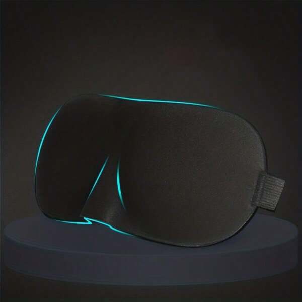 2pcs/1pc 3D Contoured Sleep Mask For Women & Men - Blocks Out Light, Upgraded Elastic Strap, Soft & Comfortable Eye Mask For Sleeping, Napping, Travel And Night Shift,School,Back To School,Travel,Travel Essentials,Home Essentials,Eye Mask,Sleep Mask