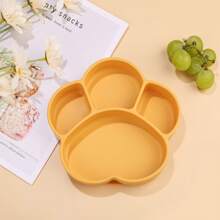 1 件儿童硅胶分隔盘，防滑且易于清洁，适合圣诞节、万圣节、感恩节、儿童节、生日礼物 - 彩色 - 查看 11