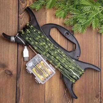 1pc Nylon Cable Winder, Lanyard Cord Reel Organizer For Fishing Rod, Outdoor Lighting Storage And Gardening Tools, Suitable For Halloween, Christmas And Other Holiday Parties