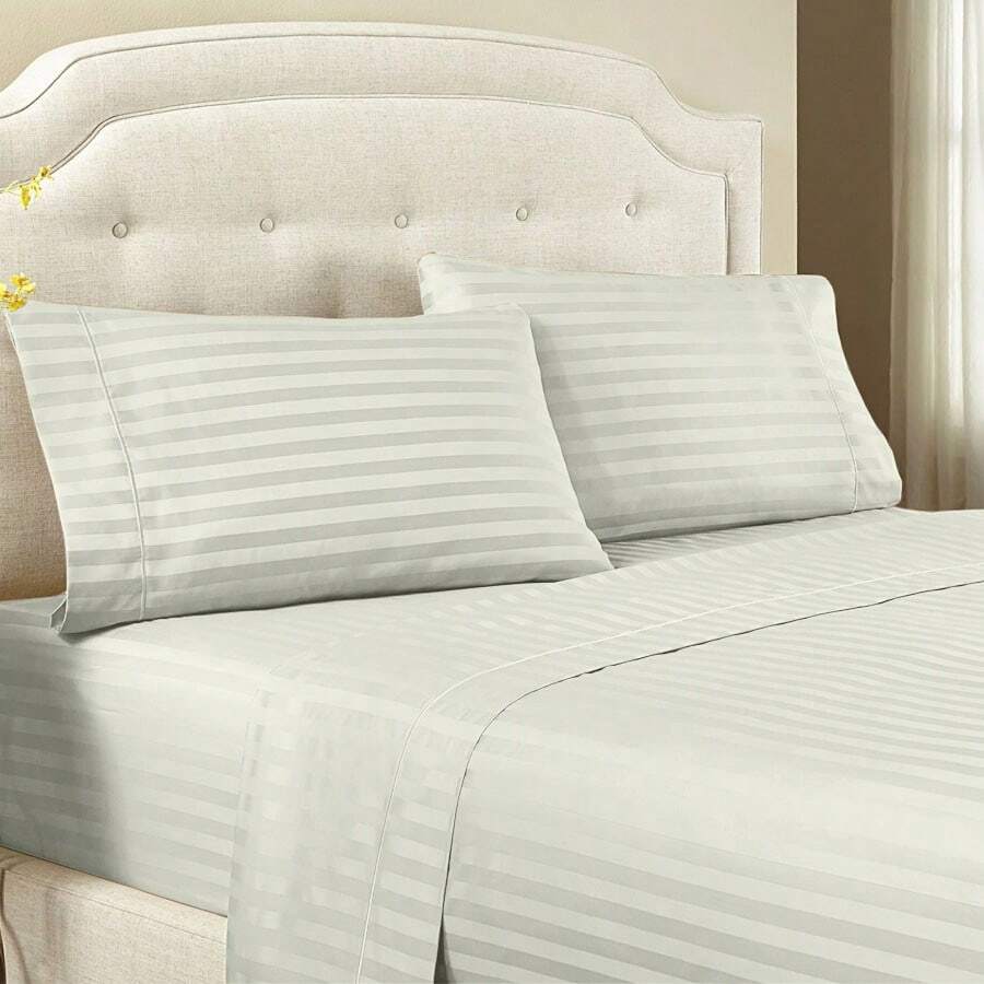 Juego de Sábanas Matrimoniales Tacto Seda - Caqui - Ver 1