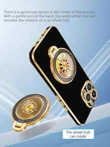 Phone Holder Case With Hidden Stand, Electroplated Anti-Drop Phone Case + Full Set Phone Case Compatible With IPhone 11/12/13/14/15/16 Pro Max, S25/S22/S23/S24+ U, A01234/54321/M12345/54321, Redmi Note 14/13/12/11 Pro 1C/A3 Etc. Waterproof Shockproof Scratch Resistant