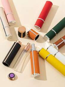 3pcs 10ml Travel Perfume Atomizer - Portable, Refillable Mini Cologne Dispenser With Metal Matte Finish & Glass Inner Bottle,Mini Portable Empty Liquid Container ,Travel Essentials ,Travel Organizer For Beach ,Summer Vacation Back To School,Suitable For Business Use - Multicolor - View 4