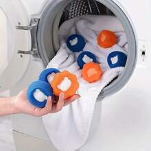 4/6-Piece Set/Suitable For Washing Machines. The Drying Balls Can Be Reused To Reduce Wrinkles And Save The Washing Machine Time Without Drying - Multicolor - View 2