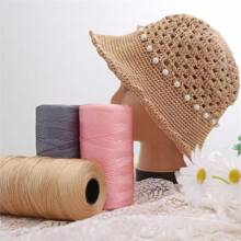 2 套丝带扁平编织拉菲草 DIY 工艺用品，每套 250 克，用于制作垫子、鞋子、太阳帽、包包，适合春夏季 - 2團裝 - 查看 5