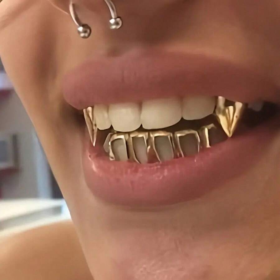 THATBOY 3PCS/SET Custom Teeth For Men For Daily Decoration, Gift For Family And Friends, Holiday Birthday Gift For Boyfriends / Girlfriends, Rapper Party Costume