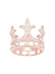 6 pièces Mini couronnes en métal de princesse, décorations de gâteau et fournitures de fête, faveurs et décorations de fête, ensemble avec coiffure festive