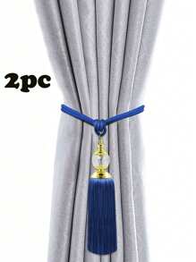 1pc/2pcs Luxury Crystal Pendant Tassel Tie Backs, Multi-Color Options, Suitable For Curtain Fixation And Decoration Gifts Birthday Graduation - Crystal Pendant - View 18