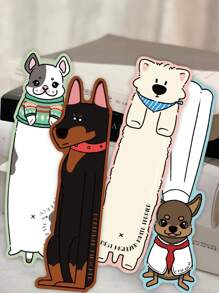 30PCS Read Puppy Themed Bookmarks Cartoon Graffiti Stickers Water Cups Computer Suitcases Decorated Waterproof Stickers