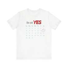 100% Cotton She Said YES Unisex Tee | Engagement Announcement Shirt, Wedding Guest Gift, Bride To Be Apparel, Bridal Shower Top, Celebrate Love Soft Summer Streetwear Slightly Top For Everyday Wear Stretched Homme Casual Fashion Stylish Designer Clothes Graphic Comfortable Print Round Neck Short Sleeve For Women