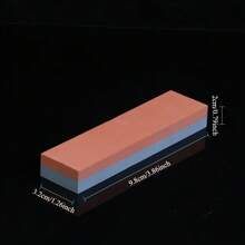 1pc 400/1500 Grit Double-Sided Knives Whetstone Professional Grinding Stone Knife Sharpener Kitchen Tool Double-Sided Whetstone Dual Purpose Oil Stone 98*32*20MM Small Grinding Block
