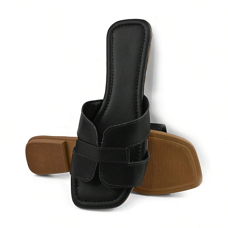 Women's Adult Sandals, Delicate Shine, New Release, Sizes 34 To 40 - 黑色 - 查看 1