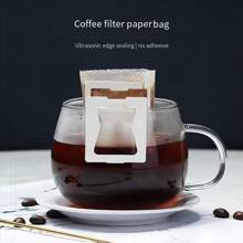 25pcs/50pcs High-Quality Pour-Over Coffee Filter Paper With Ear Hooks, Thickened And Reinforced, Ultra-Fine Filtration, Residue-Free, Richer Coffee Flavor, Convenient To Carry, Suitable For Coffee Lovers, Travel, Home, Office Use, Compatible With Various Cups, Enjoy Coffee Time Anytime And Anywhere. Back To School Essential! - Various Specifications - View 4