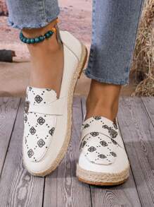 New Style Low-Top Round Toe Slip-On Flats, Versatile Minimalist Round Toe Loafers Casual Shoes