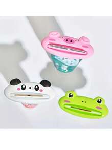 4pcs Colorful Toothpaste Dispenser, Manual Toothpaste Squeezer, Cosmetic Cleanser Squeezer, Multi-Purpose Squeezer