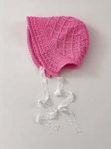 1pc Teenage Girl Sweet Straw Hat With Ribbon Decor, Versatile Bucket Hat Design For Sun Protection, Spring/Summer - Straw Bucket Hat - View 19