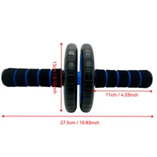 1 PIEZA Rodillo antideslizante para músculos abdominales para equipamiento de ejercicio para hombres y mujeres, equipo de ejercicio en el hogar, accesorios de gimnasio, deporte, ejercicio en casa, rueda abdominal, rodillo abdominal