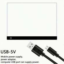 Tracing Light Pad, Drawing Painting Tool, Sketch Projection Drawing, USB Powered Adjustable LED Light Board, Copy Board,Back To School - Translucent Drawing Board - View 6