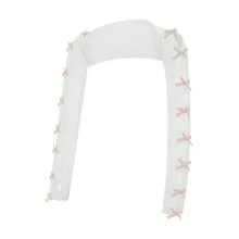 Women Lace Hollow Out Shrug Open Front Cropped Cardigan Bolero Fishnet Shawl Arm Sleeves With Finger Holes Halloween Costume Accessories - 淺粉色 - 查看 4