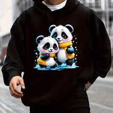 1/2/3 Pieces Giant Panda Motif Iron-On Transfer Stickers, Suitable For Washing On T-Shirts, Masks, Vests, Jackets, Hoodies, Pillows, Jeans, Backpacks, And More