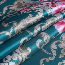 3件套冰丝印花床上用品套件（1张床单+2个枕套），春夏季凉爽冰丝床单