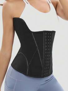 Waist Cincher For Body Shaping And Waist Training Belt - Black - View 3