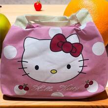 Sanrio 1 szt. Sanrio Hello Kitty Student Lunch Box Tote Folia Pogrubiona Duża Pojemność Torba Termiczna Torba Termiczna Torba Bento z Kreskówki Lunch Box Torba Lunch Bag
