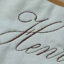 1pc Personalized Embroidery Name Baby Bib, Decorate & Gift For Baby Boy/Girl - Multicolor - View 7