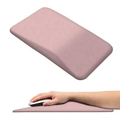 Tấm lót chuột lớn tiện dụng có chỗ tựa cổ tay, tấm lót chuột giảm đau cổ tay, tấm lót chuột máy tính và chuột không dây với mút hoạt tính gel, kích thước 13x8 inch.