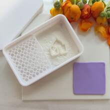 3pcs/Set Polymer Clay Cutters Cornstarch Container Precise, DIY Tool Box For Pottery, Ceramic, Jewelry Making - White - View 4