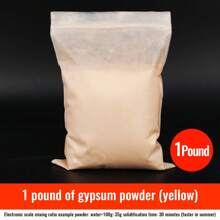 1 Pack 500g 4 Color Resin Casting Powder - Fine White Plaster Quick Drying High Strength Bubble-Free Super Hard Modeling Mold Supplies, Very Suitable For Art Creation Projects - DIY Supplies - View 10