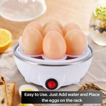 Electric Egg Boiler Rapid Poacher Boiler, 350W Multifunctional Food Vegetable Steamer For Hard Boiled, Medium, Soft Boiled Eggs, For Hard Boiled Eggs, Poached Eggs