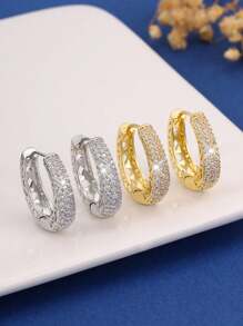 Newsoul 1pair Unique Beans Hoop Earring Ladies Jewelry For Women 925 Sterling Silver Simple And Unique Fat Moon Earring Fine Jewelry Gift For Girl Daily Dating Decor For Sisters Friendship