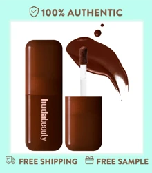 HUDA BEAUTY Liquid Blush For Soft Glow Cheek Tint With Buildable Color Non-Sticky & Long-Lasting Makeup Blush 0.15 Oz/4.5 ML -Blush Filter Soft Glow Liquid Blush-Size 0.15 Oz / 4.5 ML - Coco-Loco - 查看 1