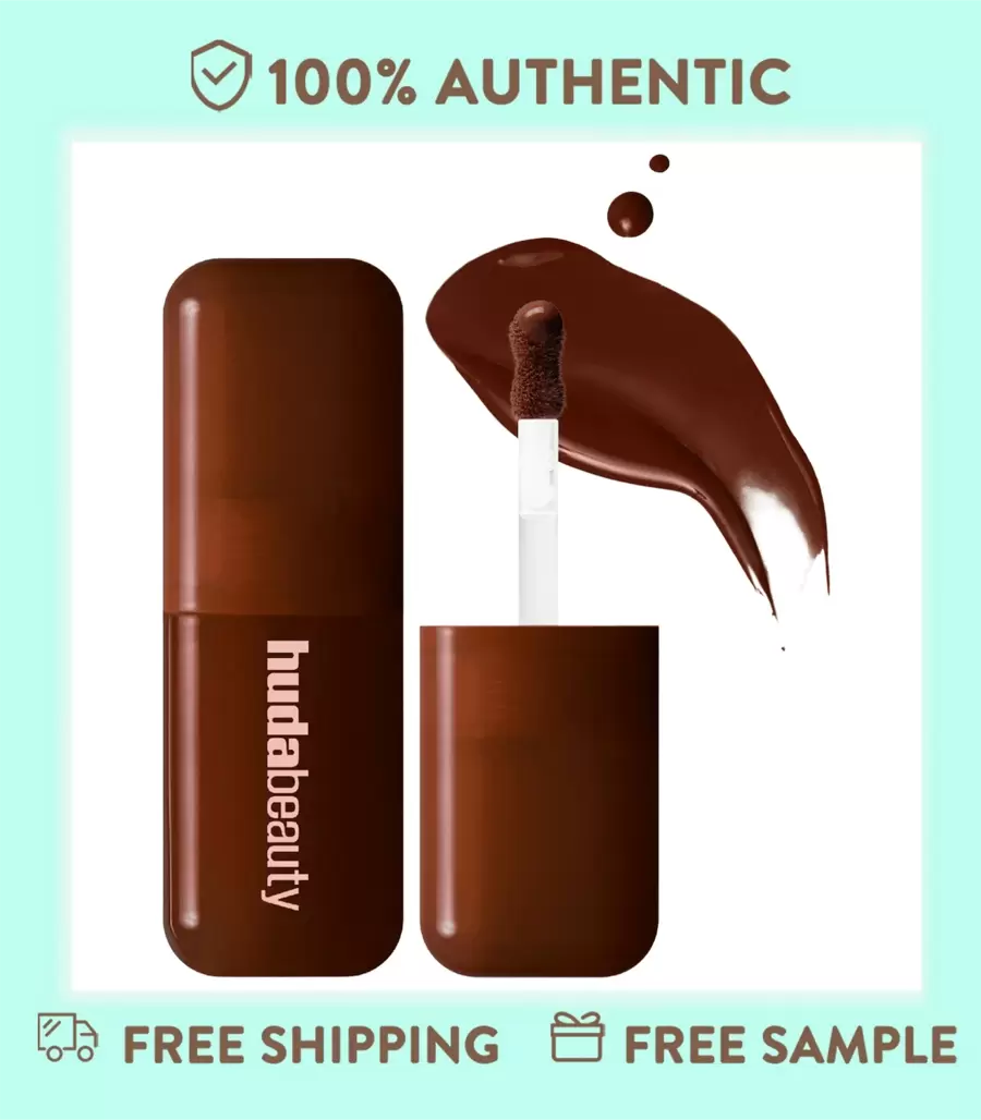 HUDA BEAUTY Liquid Blush For Soft Glow Cheek Tint With Buildable Color Non-Sticky & Long-Lasting Makeup Blush 0.15 Oz/4.5 ML -Blush Filter Soft Glow Liquid Blush-Size 0.15 Oz / 4.5 ML - Coco-Loco - 查看 1