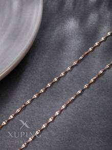 XUPING JEWELRY 1pc Adjustable Delicate Choker Necklace, Versatile Simple Handcraft Decoration Suitable For Daily Wear - Chain - View 5