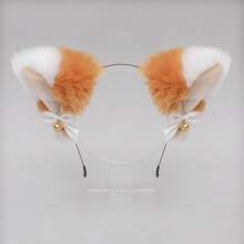 1pc Cat Ear Headband With Bow For Cosplay - Multicolor - View 23
