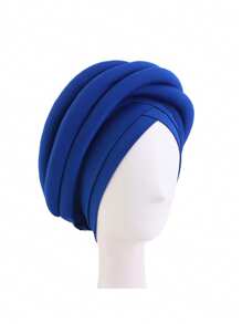 1pc African Style Handmade Flower Headdress, Luxurious Women Headscarf, Elegant For Important Occasions - Multicolor - View 19