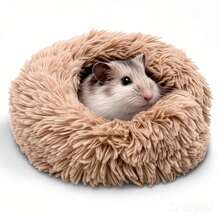 1 pieza Nido de mascota pequeña ultra suave y acogedor - Cama de dormir cálida para hámster, Cama de dormir de jaula premium con relleno aislante, Suministros perfectos para el invierno, Cuidado y confort de hábitat cálido de invierno para hámsters grandes, cobayas y animales pequeños como regalo de Navidad/Halloween/Año Nuevo - Multicolor - Ver 11