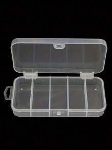 10/5/3/1pc Hair Clip Storage Case, 5 Compartments Box For Hairpins, Makeup Hair Tie, Bobby Pins And Other Hair Accessories Makeup Bag Makeup Bags Makeup Organizer Make Up Organizer Makeup Storage Makeup Pouch Make Up Pouch Travel Essentials Travel Accessories Travel Must Haves Holiday Essentials Holiday Travel Bag