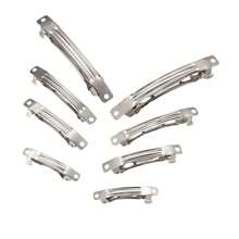 20pcs/Set French Hairpin Clips Base, Blank Automatic Clips, Handmade Bow Hair Clips, DIY Jewelry Making Supplies