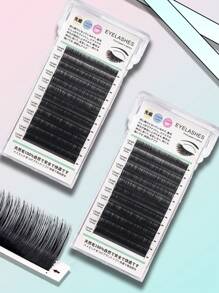 Fengxiu Eyelash 12Rows C/D Brown 5D Flower Lashes Spikes Eyelash Extensions Fluffy Volume Fans Wispy Lash Premade