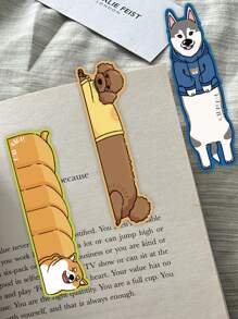 30PCS Read Puppy Themed Bookmarks Cartoon Graffiti Stickers Water Cups Computer Suitcases Decorated Waterproof Stickers