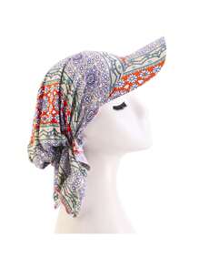 1pc Women's Classic Hip Hop Street Style Multi-Wear Hair Band Scarf/Headwrap, Suitable For Outdoor Sports, Music Festivals - Multicolor - View 3